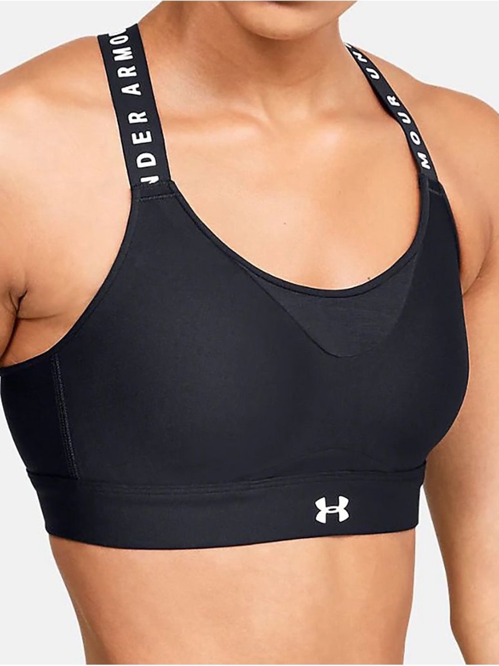 Under Armour Infinity High Impact Sports Bra Black - women’s size Large